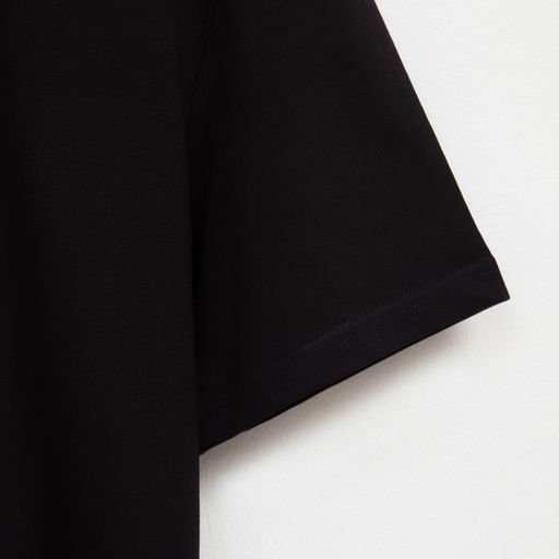 Футболка мужская MINAKU с фирменным принтом цвет чёрный, р-р 54