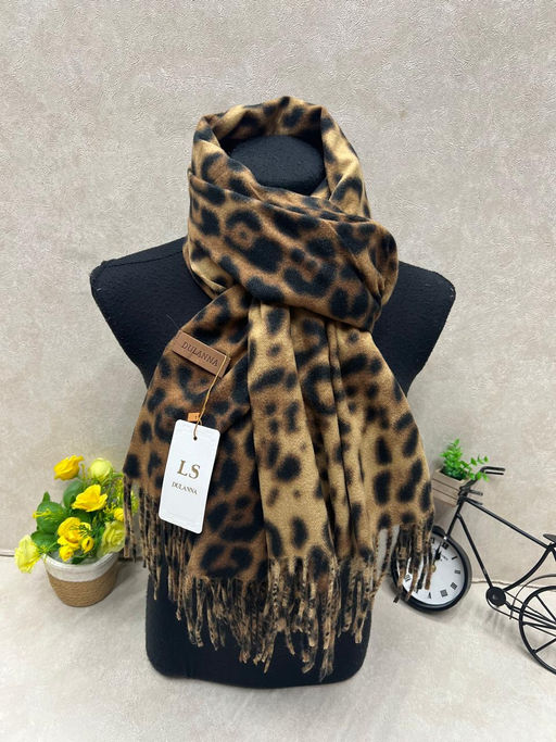 Мягкий палантин из кашемира мультицвет