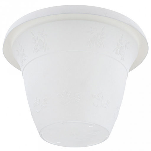 Ландыш Горшок для цветов пластмассовый 1л, с поддоном, д16см, h11см, морозостойкий полипропилен, т.м. NECO (Россия) - Домашняя Мода фото 5