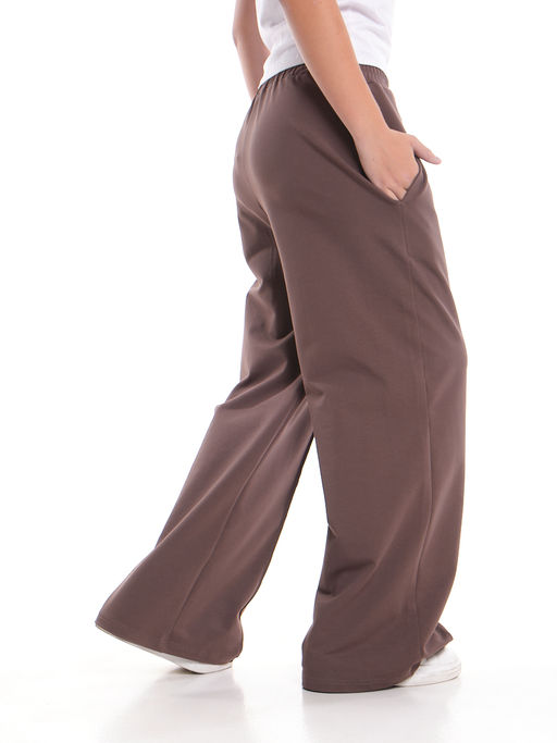 Брюки для девочки со строчкой 22-1565 шоколад - Mini maxi фото 12