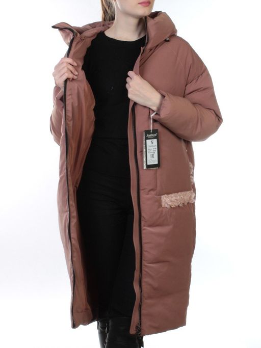 8155 CHESTNUT Пальто прямого фасона Jarius - Fashion фото 8