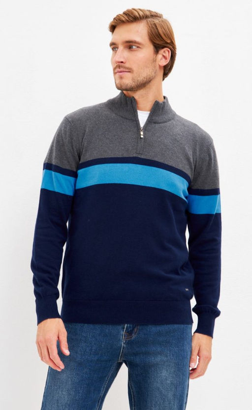 Джемпер F321-15245 d.blue-grey - Fine joyce фото 10