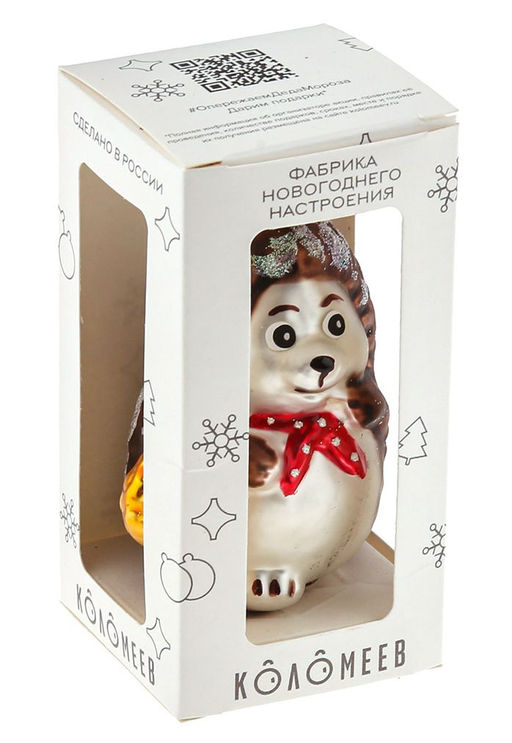 Елочное украшение Ёжик Ф553 - Коломеев фото 4