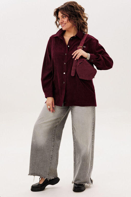 Рубашка ANELLI 1819 вишня фото 6