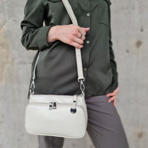 Женская кожаная сумка через плечо 0080-14 - Cidirro фото 4