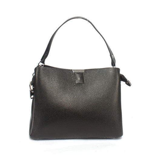 Сумка женская натуральная кожа JRP-99119, 3отд, 2 плечевой ремень, черный 265950 - Adelia фото 2