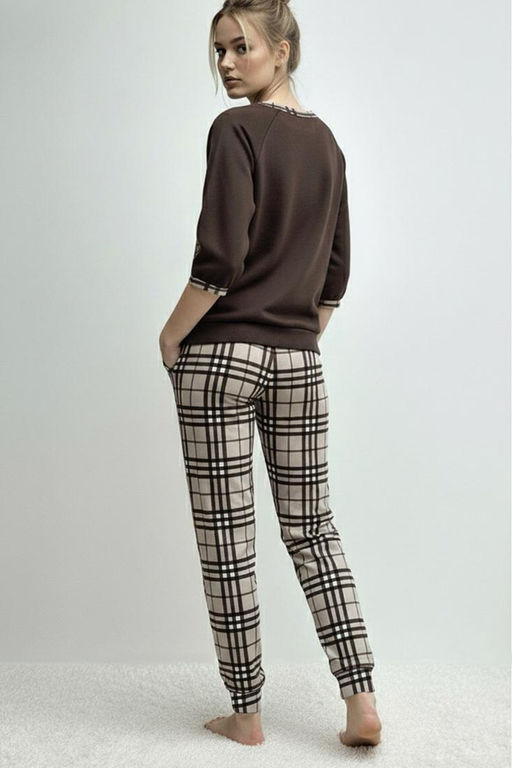 Женский домашний костюм с брюками и кофтой 22 В