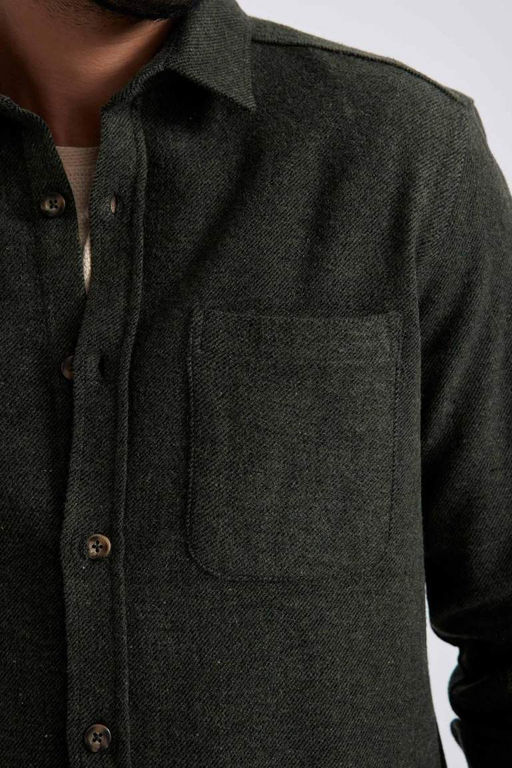 Рубашка Lumberjack с длинным рукавом стандартного кроя - Defacto фото 9