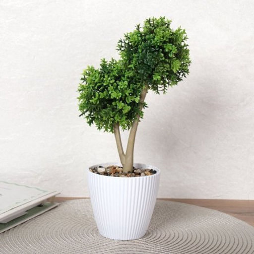 Цветочная композиция Зелень самшит 28 см / 9090-9 /уп 9/72/ - Галеонтрейд фото 2