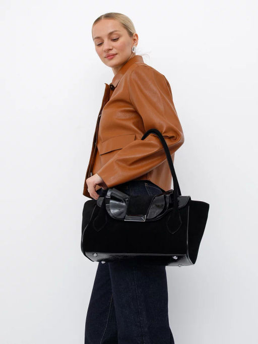 Сумка 2430-1Y black Polina&Eiterou