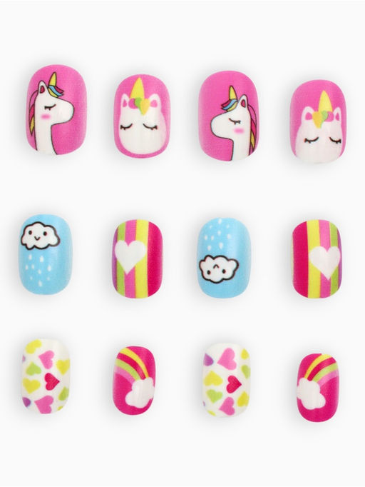 Детские накладные ногти «Мечта единорога», 12 шт.