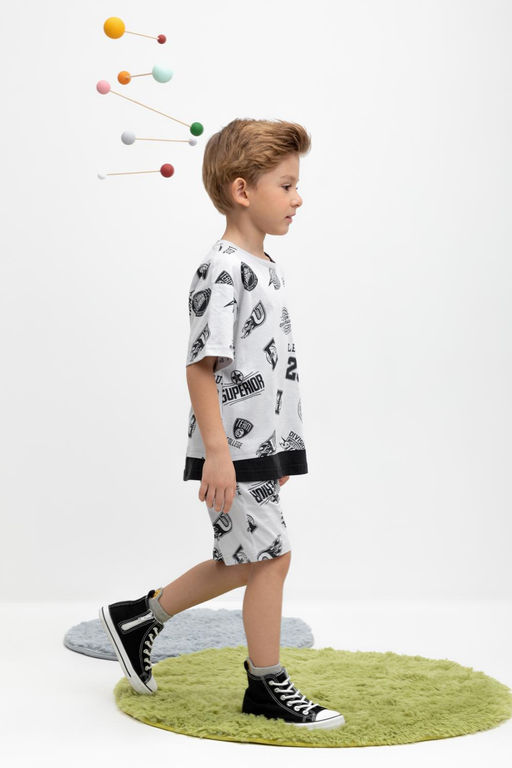 КР 400641/светло-серый,свобода движения к446 шорты для мал - Crockid фото 8