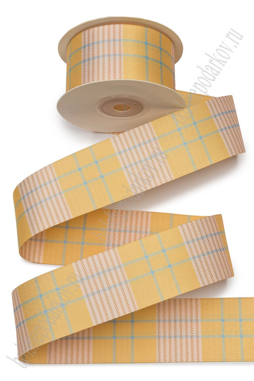 Лента тканевая "Клетка" 4 см*10 ярд (SF-7723) №8
