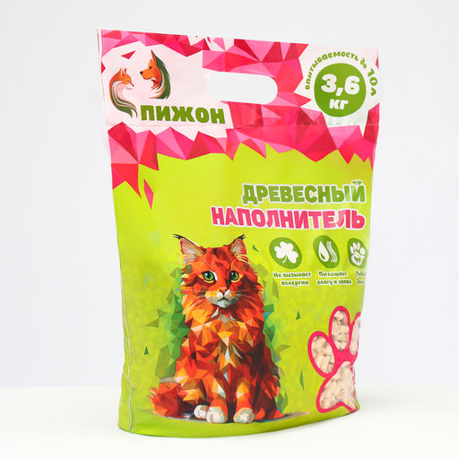 Наполнитель древесный «Пижон» 10 л