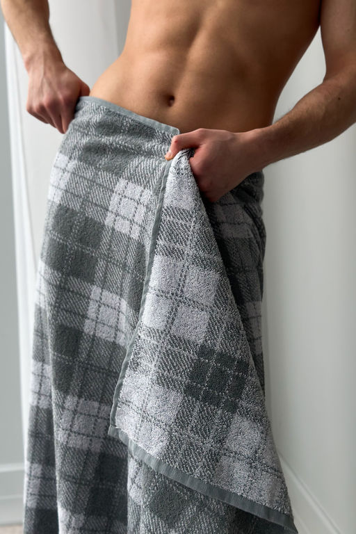 Полотенце махровое Английская клетка