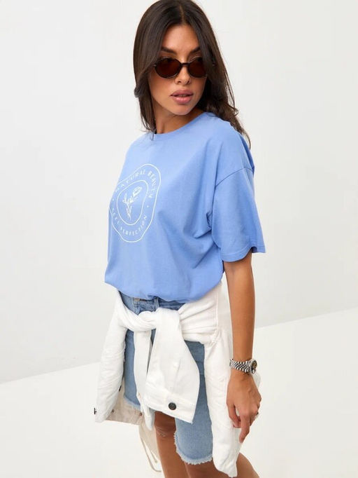 Футболка F312-03-771 l.blue - Fine joyce фото 2