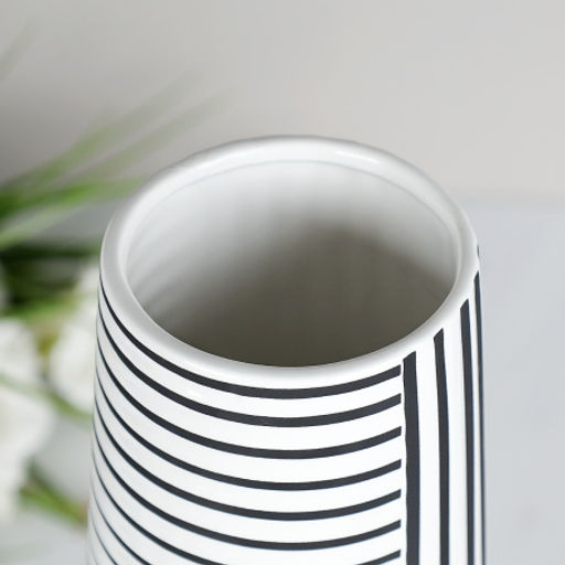 Ваза 43 см черно-белая / WRF-150 /уп 6/ - ГалеонТрейд фото 3