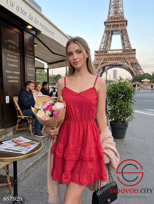 Платье женское однотонное - Fiona фото 5