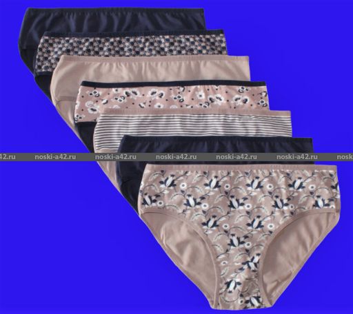 Цена за 7 шт. Трусы женские Турция Неделька - 7 шт. большие размеры арт. 713065 (724065, 724120) L (44-46) - For you фото 14