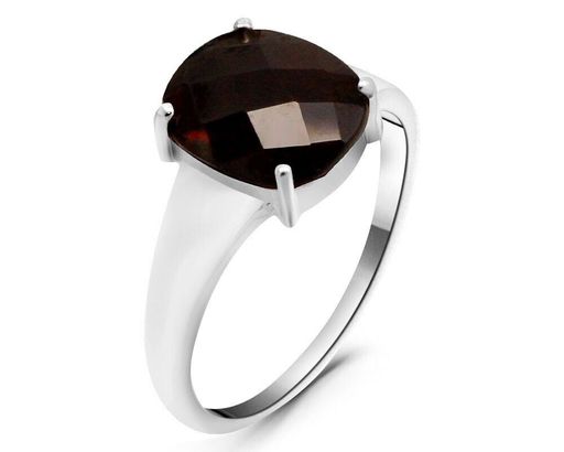 Кольцо из серебра гранат, Соната