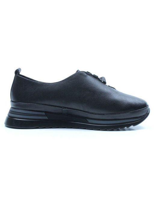 03-5019 BLACK Полуботинки женские (натуральная кожа)