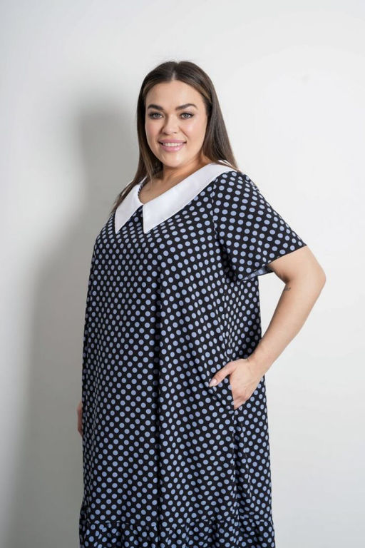 Платье Luxury Moda 1433 синий