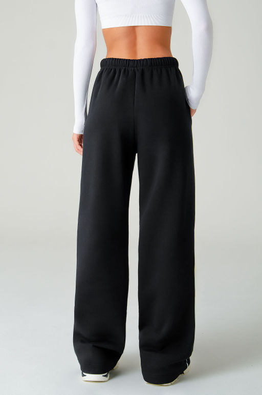 Арт. 7904 Брюки оверсайз с начесом 44-48 (3 шт) Цвет:черный