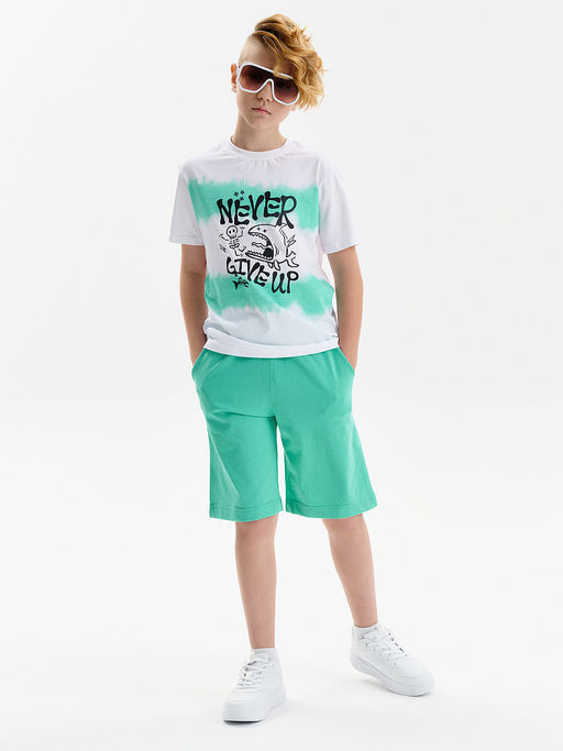 PELICAN, футболка для мальчиков, Белый фото 4