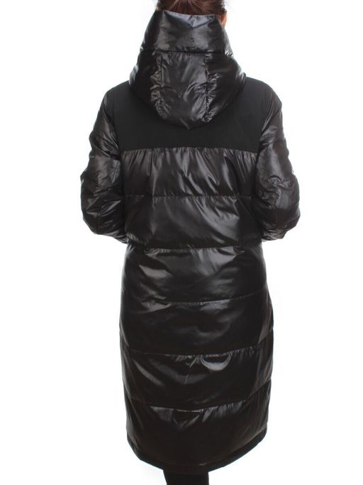 S21010 BLACK Пальто зимнее женское облегченное SNOW CLARITY - Fashion фото 5