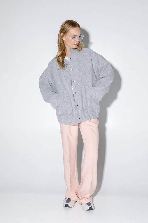 Бомбер Pirs 5209 серый  фото 4