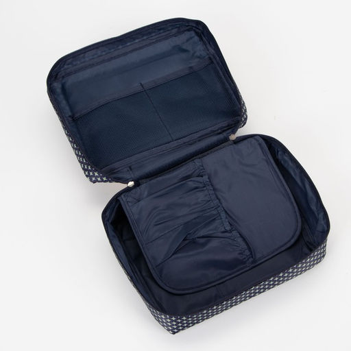 Косметичка на молнии, цвет синий - Simaland фото 5