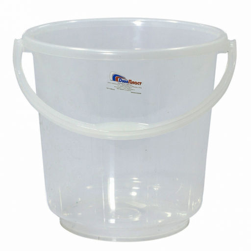 Ведро Deluxe303, 3л без крыш. ПРОЗРАЧНОЕ арт.Д0000630, 163
