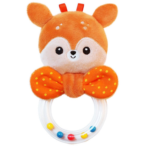 Мякиши арт.606 Погремушка-колечко "Оленёнок Бемби"