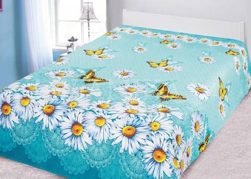 Простыня бязь ГОСТ 140 гр/м2 набивная 1,5-спальная (145х215)