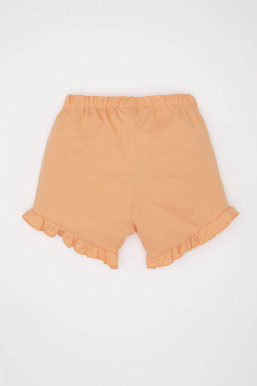 Шорты из пике для маленьких девочек - Defacto фото 4