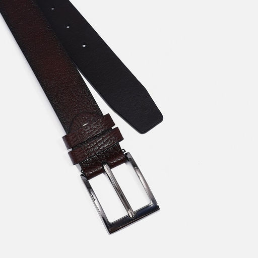 Ремень мужской, ширина 3,5 см, винт, пряжка металл, цвет коричневый - Simaland фото 2