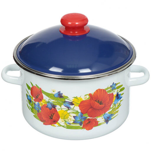 ЭМ_Кастрюля 4,0 л цил. ДЕКОЛЬ ОБОД арт. 6MD201М