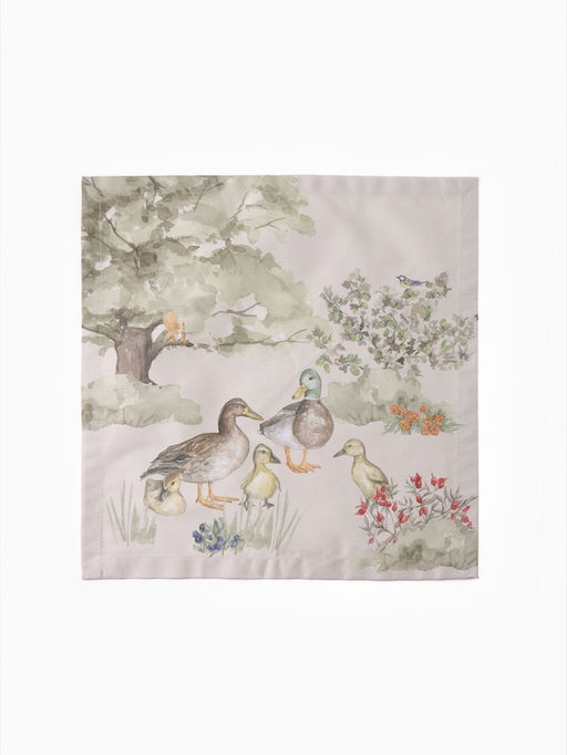 Набор кухонный «Этель» Forest landscape: скатерть 148×112±2 см с ГМВО, салфетка 40×40 см - 4 шт.