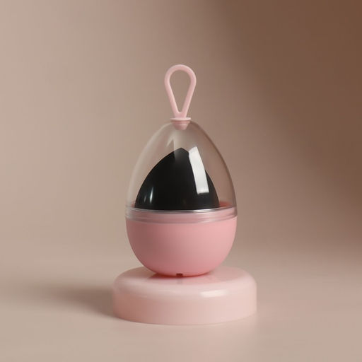 Цена за 2 шт. Спонж для макияжа «Капля», 6×4 см, увеличивается при намокании, в футляре, чёрный