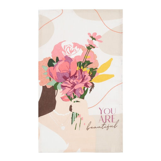 Набор кухонных полотенец Доляна Spring mood 35х60см-4шт, 100% хлопок  фото 3