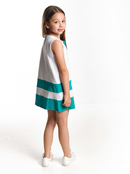 Платье для девочки UD 2844 изумрудный - Mini maxi фото 2