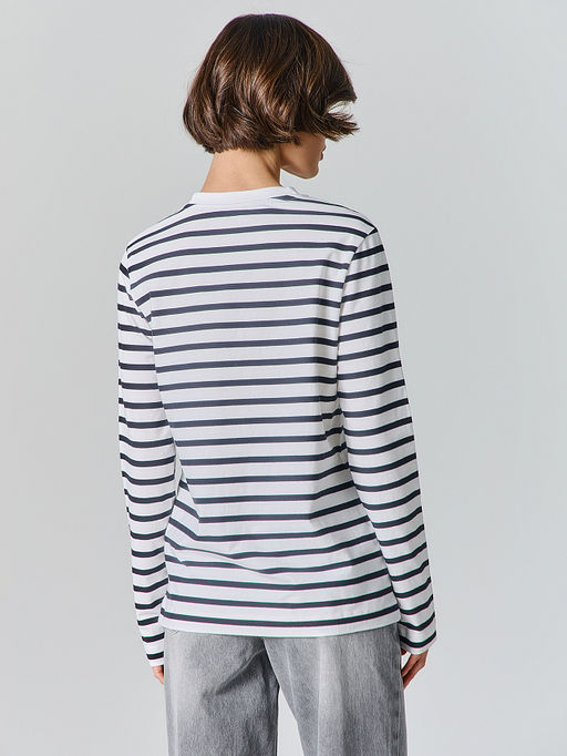 Джемпер женский в бело-черную полоску - Mark formelle фото 3