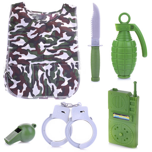 Набор военного "Штурм" с бронежелетом, в пакете