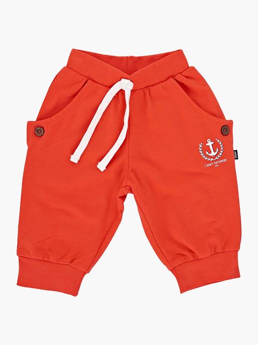 Бриджи с карманами UD 0455 коралл/белый - Mini maxi фото 4