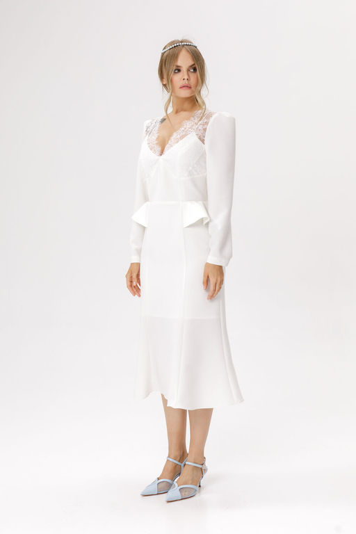 Платье Pirs 6605 молочный