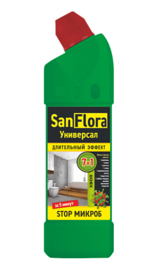 Универсальное моющее средство 750мл САНФЛОРА Хвоя - Flora фото 2