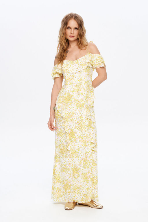 Платье Pirs 6021 желтый