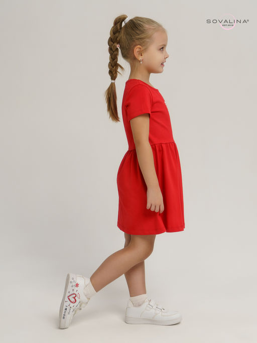 Платье Лето красный-лав - Sovalina фото 12