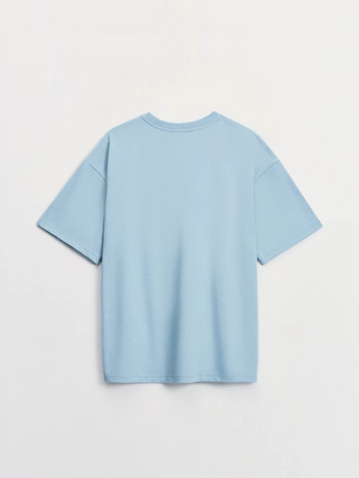 Базовая футболка оверсайз из хлопка OVERSIZE0526-163 / Zarina