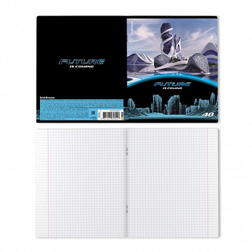 Цена за 5 шт. Тетрадь общая ученическая ErichKrause Future, 48 листов, клетка, глянцевая ламинация_MIX-PACK  фото 8